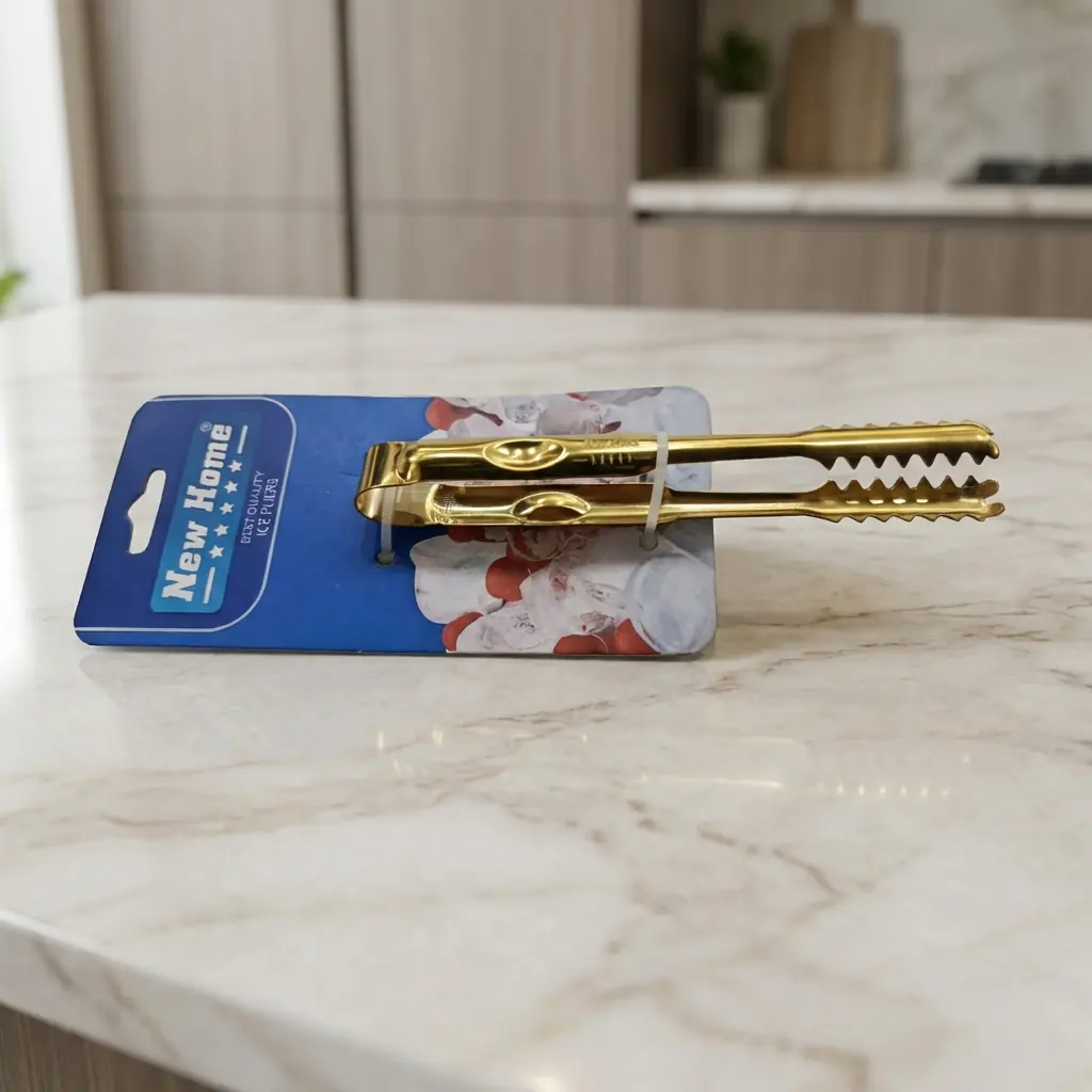 انبر یخ طلایی نیوهوم کد NH08-2209G
