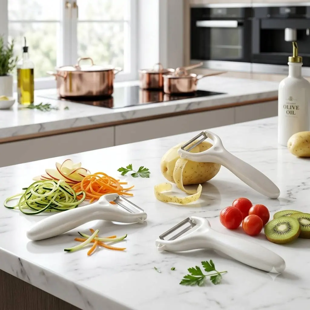 ست ۳ پارچه پوست‌کن آشپزخانه DI EO | 3PCS Kitchen Tool کد 102
