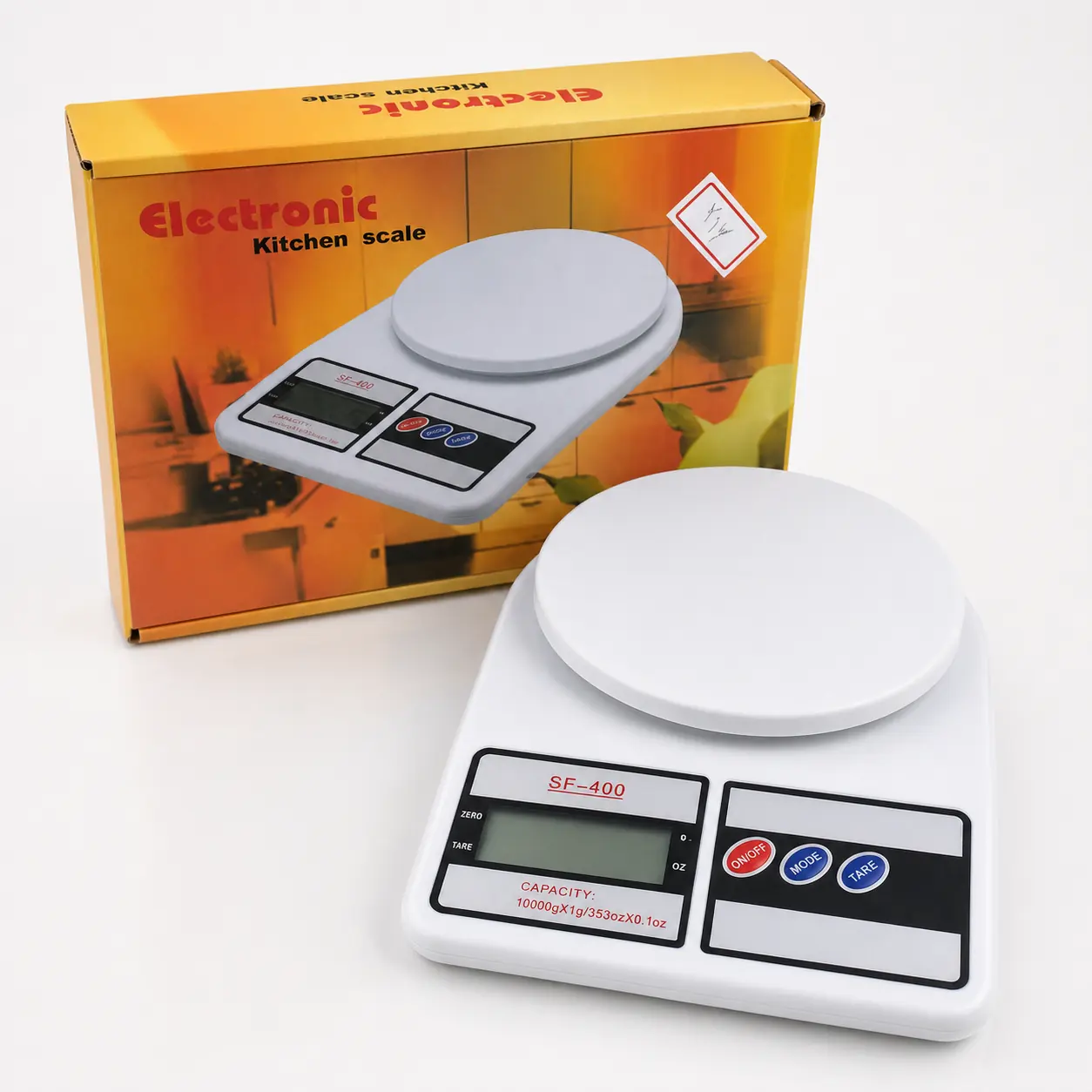 ترازو دیجیتال آشپزخانه SF-400 | ظرفیت 10 کیلوگرم دقت 1 گرم