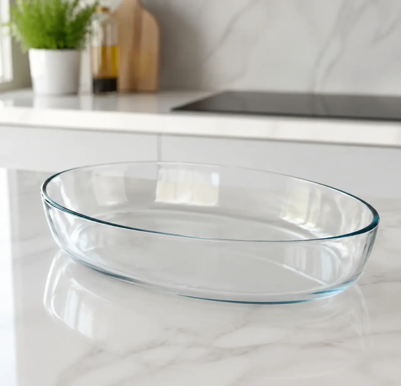 تابه بیضی بی دسته پیرکس فرانسه 24*35 کد 346