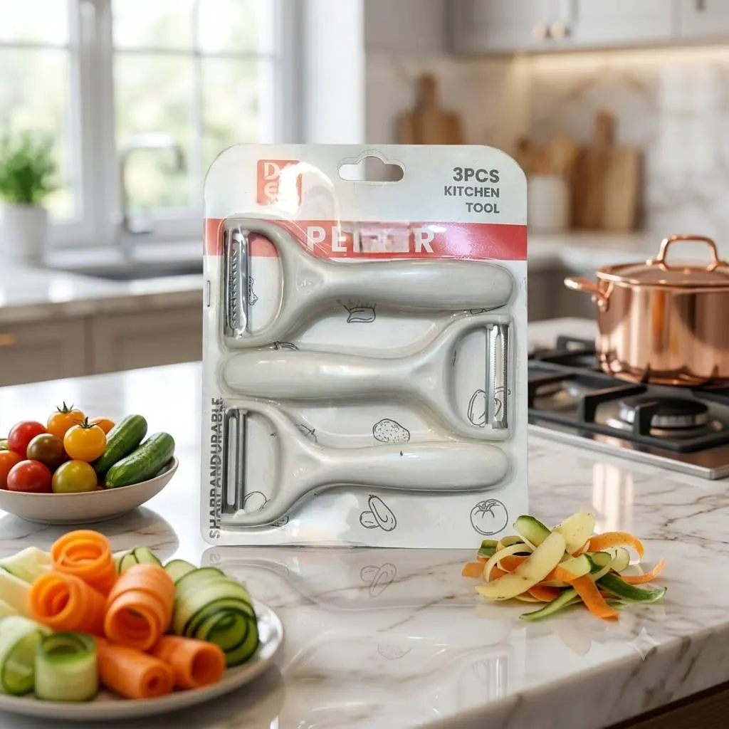 ست ۳ پارچه پوستکن آشپزخانه DI EO | ۳PCS Kitchen Tool کد ۱۰۲