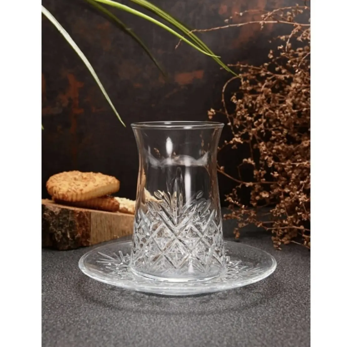 استکان و نعلبکی پاشاباغچه طرح 160 تایملس کد 96991