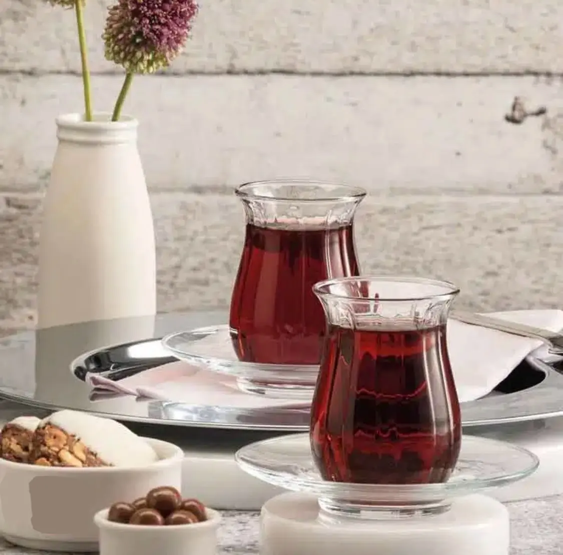 استکان نعلبکی پاشاباغچه طرح لینکا کد 96572