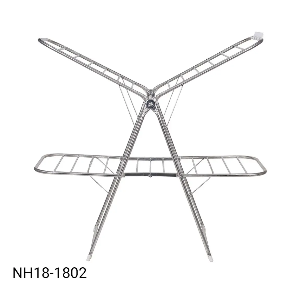 بند رخت نیوهوم مدل استیل میله 19 چهار بال کد NH18-1802