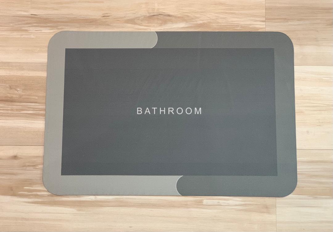 پادری طرح مرمر مشکی‌طلایی Bathroom سایز 60×40