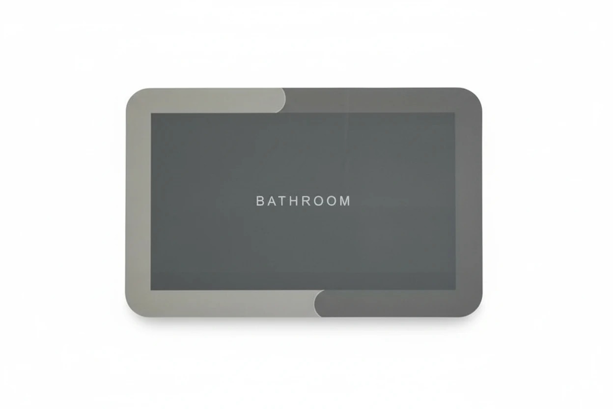 پادری طرح مرمر مشکی‌طلایی Bathroom سایز 60×40