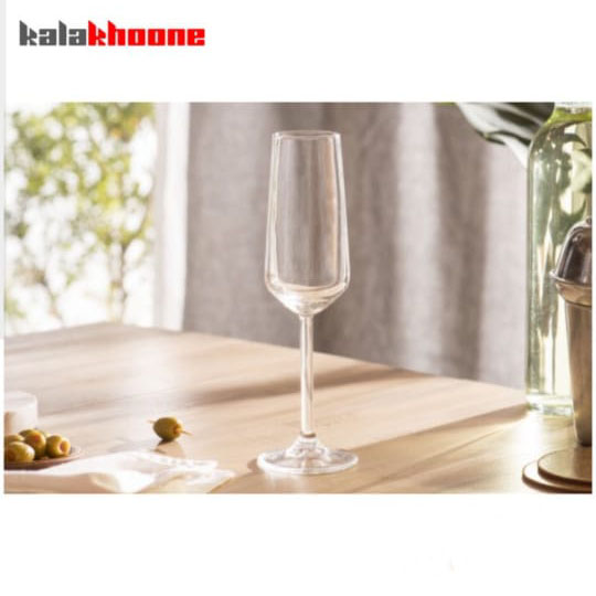 گیلاس قلمی 220 میلی‌لیتری پاشاباغچه مدل کریستال – کد 66112