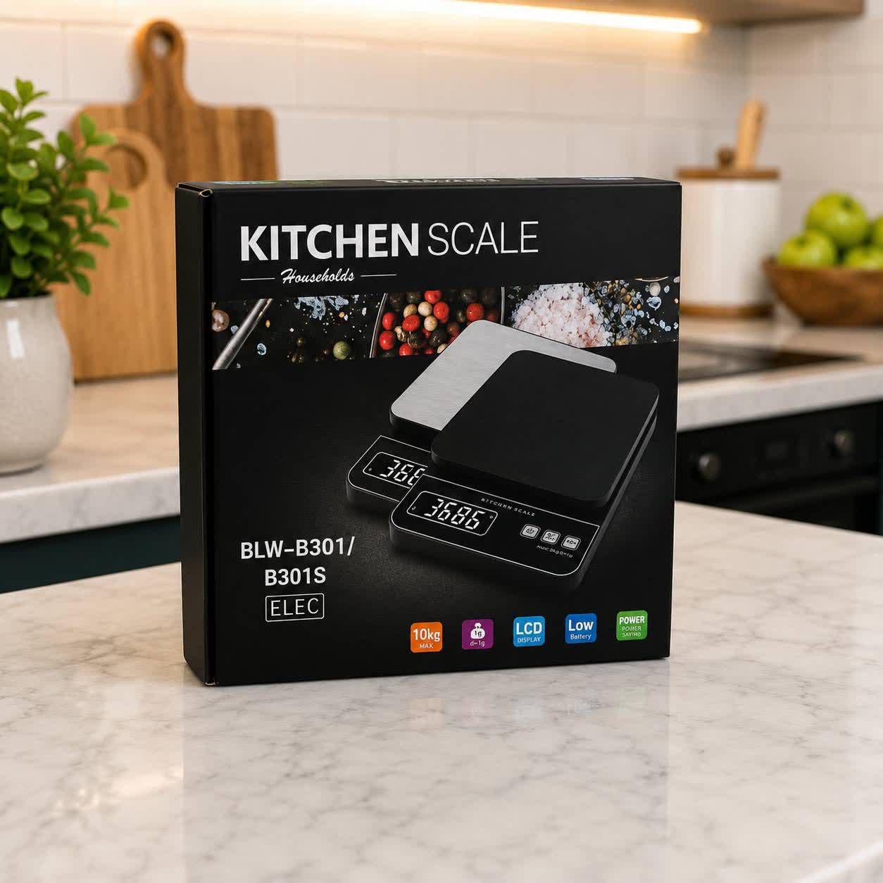 ترازوی دیجیتال آشپزخانه KITCHEN SCALE | مدل  B301S