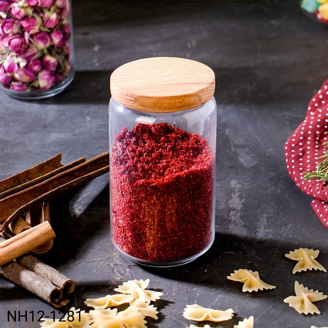 بانکه شیشهای درب چوبی نیوهوم مدل NH12-1281