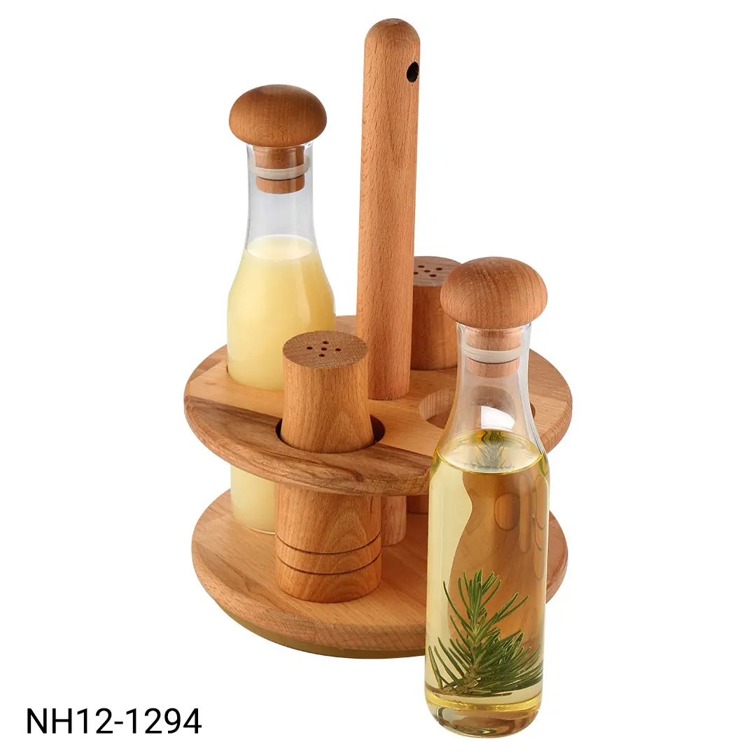ست جا آبلیمو، روغن و نمکدان گرد گردان نیوهوم مدل NH12-1294